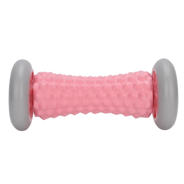Rodillo para pies, Bola de masaje, masajeador de pies y músculos corporales para aliviar la fascitis plantar, color rosa