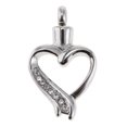 thumbnail image 4 of Frame Clear Rhinestone Stainless Steel Urn Cremation Ash Holder, 4 of 6