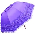 thumbnail image 1 of Princess Lace Ultraviolet-Proof Folding Umbrella Anti-uv Dome Parasol, 1 of 4