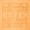 thumbnail image 1 of Ahgly Company Indoor Square Oriental Orange Modern Area Rugs, 3' Square, 1 of 4