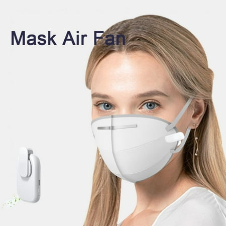 

Personal Wearable air face fan USB Mini Portable Reusable Breathable Healthly Protective Clip Fans Rechargeable Electric Air Conditioning Cooling Fan