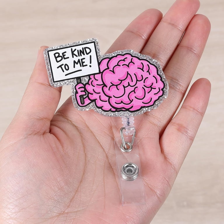 Funny Turtle Badge Reel Retractable ID Holder - Cute Nurse Badge Reel For Medical Workers, Pediatric, RN LPN CNA