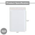thumbnail image 4 of PSBM White Kraft Bubble Mailers #3 8.5" x 14.5" Lightweight Padded Tamper Resistant Waterproof 3600 Pcs for Office Shipping, 4 of 11