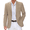 Khaki, variant on Mens Lightweight Dress Blazer Modern Regular Fitted Daily Sport Coats