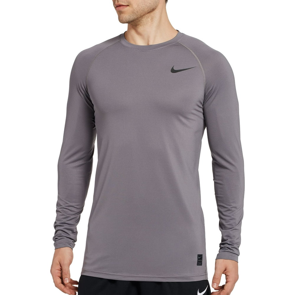Nike - Nike Men's Pro Long Sleeve Compression Tee - Walmart.com ...