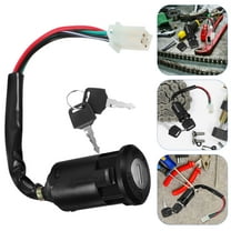 Niceauty Universal Ignition Switch with Key Replacement for Motorcycle Atv Scooter 50cc to 250cc