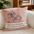 thumbnail image 4 of SLYNSHome Housses de Coussin Décoratives Housses de Coussin Roses Cheval Style Moderne Canapé Sofa Housses de Coussin pour Salon Chambre, 4 of 7