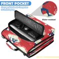 thumbnail image 6 of Red Swimmers Printed Zipper Binder with Handle&Shoulder Strap 2 inch 3 Ring 500+300 Sheet Capacity File Folder Organizer, 6 of 8