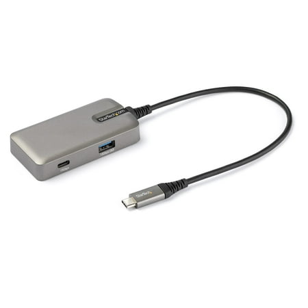 UPC: 0065030880763 | Startech.com Usb C Multiport Adapter  Usb-c To 4k 60hz Hdmi 2.0  100w Delivery Pass-through (pd 3.0)  3-port 10gbps Usb Hub  Usb Type-c Mini Dock  10  (25cm) Cable – Portable Docking Station For