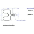 thumbnail image 2 of Range Kleen 7526 Replacement Bake Element 1878.2599W, 208.24V, 2 of 3