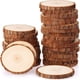 thumbnail image 1 of 30 discos sin terminar, de 6 a 7 cm de diámetro, perfectos para manualidades y proyectos de bricolaje. Juego de círculos de madera natural., 1 of 5
