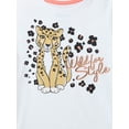 thumbnail image 4 of 365 Kids from Garanimals Girls T-Shirts with Short Sleeves, 3-Piece, Sizes 4-10, 4 of 4