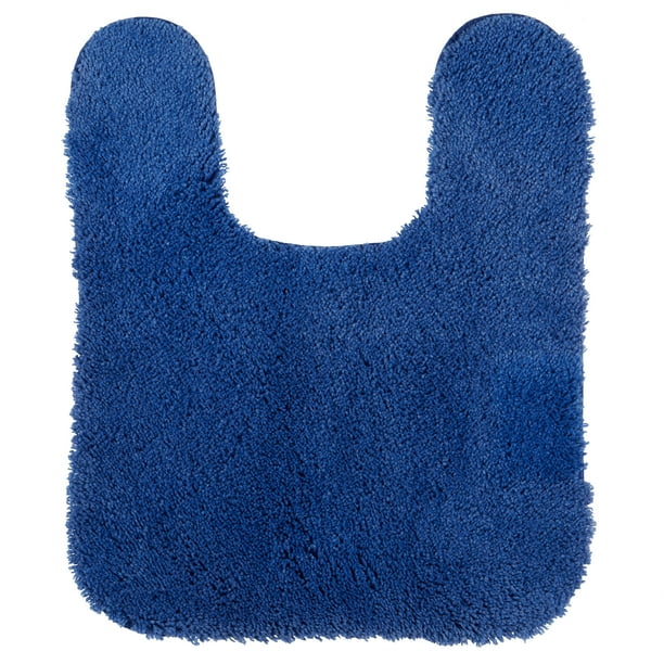 Mohawk Home Pure Perfection Nylon Bath Rug Contour, Blue 1'8" x 2'