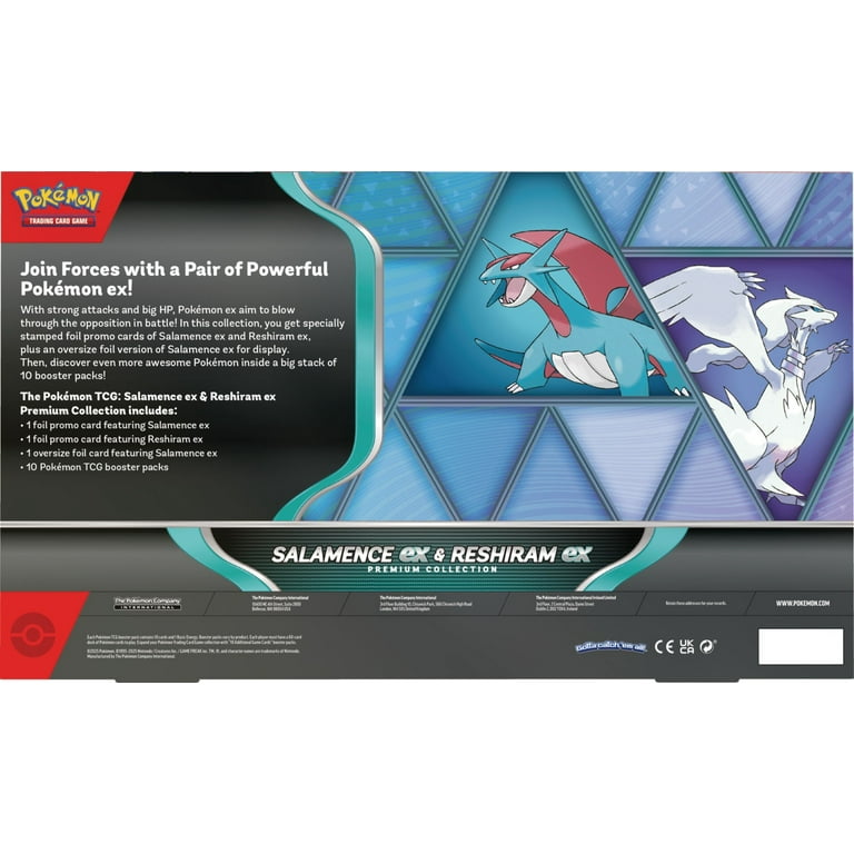 Pokémon TCG: Salamence ex / Reshiram ex Premium Collection (10 Booster Packs + Promos + Jumbo)