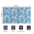 thumbnail image 5 of Light Blue Christmas Snowflake Pattern Door Rugs,Washable Non Slip Door Mats Indoor,Decorative Door Mats,Entry Mat Indoor for Entrance,Bedroom,Kitchen,Bathroom,17"x30", 5 of 6