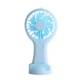 thumbnail image 1 of Injueey Ventilador USB de plástico liviano y portátil para oficina y viajes - Regalo de verano Ventilador de carga USB conveniente Ventilador Electrodomésticos azul, 1 of 6