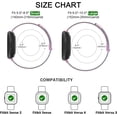 thumbnail image 4 of REQO Metal Band for Fitbit Sense 2 / Sense Bands, Fitbit Versa 4 / Versa 3 Bands Women Men, Stainless Steel Mesh Magnetic Replacement Bracelet Strap Compatible for Fitbit Sense 2 / Versa 4 Smartwatch, 4 of 8