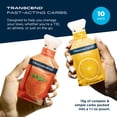 thumbnail image 2 of Transcend Foods Strawberry + Orange Gels (1.1 oz, Pack of 10) Fast-Acting Carb Gel Strawberry and Orange Flavor – Caffeine Free, Gluten Free, 2 of 5