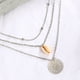 thumbnail image 4 of Collar para mujer, joyería para mujer, joyería para mujer, moda bohemia, personalidad, disco, collar multicapa, pulsera, pulsera, 4 of 5