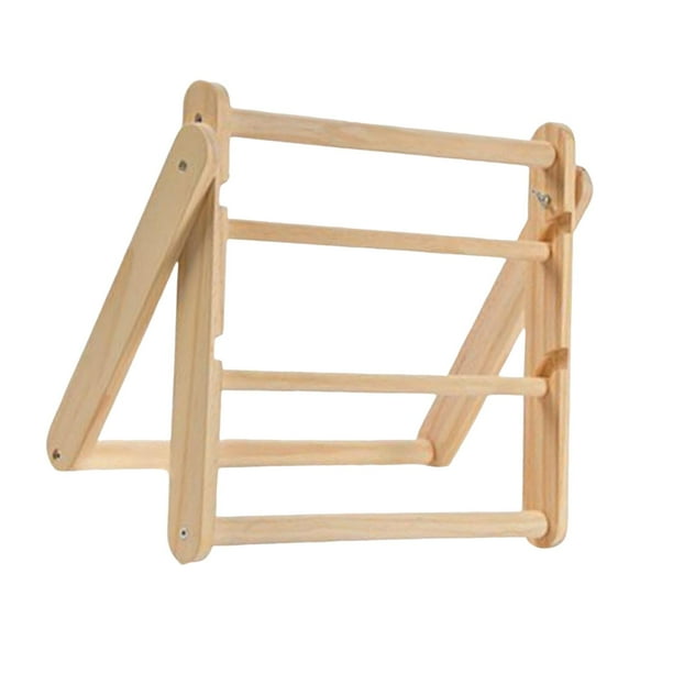 Estante para guardar pulseras, relojes, madera, almacenamiento 3 niveles