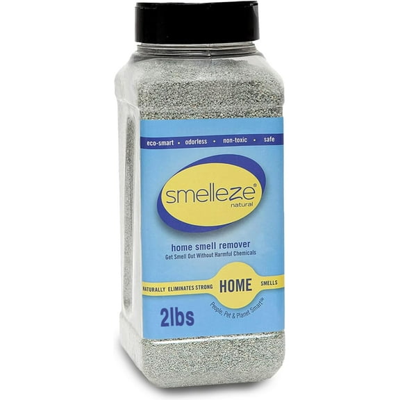 SMELLEZE Natural ROOM/House Odor Eliminator Deodorizer 2 lb Granules