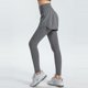 thumbnail image 5 of Mallas de mujer falsas de dos piezas con bolsillo, pantalones de Yoga, mallas elásticas de cintura alta para levantar la cadera con bolsillos, ropa de Yoga, 5 of 5