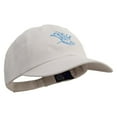 thumbnail image 5 of Splash Water Icon Embroidered Low Profile Dyed Cotton Twill Cap - Putty OSFM, 5 of 5
