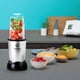 thumbnail image 3 of M.B Magic Bullet Essential Personal Blender, Silver - 250W Motor with Tall Cup, stainless steel cross blade and 1 to-go lid, 3 of 5