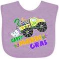 thumbnail image 3 of Inktastic Happy Mardi Gras Monster Truck with Beads Boys or Girls Baby Bib, 3 of 4