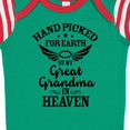 thumbnail image 3 of Inktastic Handpicked for Earth by My Great Grandma in Heaven Boys or Girls Baby Bodysuit, 3 of 4