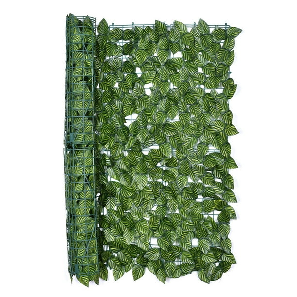 Ksruee Artificial Ivy Fence Screening 1pcs Expanding Trellis Fence