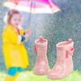 thumbnail image 3 of Botas de lluvia antideslizantes para niños para niños , niños, niñas, niños, exteriores, impermeables, ligeras, duraderas, de material tierra para Longitud de 15 cm B CUTICAT bota de lluvia unisex, 3 of 8