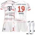 thumbnail image 1 of Bayern Munich 2025-2026 Football Jersey No.19 Davies for Kids & Adults, 1 of 2
