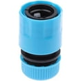 thumbnail image 3 of 5pcs 1/2 Inch Hose Connector Quick Connector Plastic Garden Hose Quick Connect s Male Female Connector Water Pipe End Adapter Orange, 3 of 5