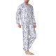 thumbnail image 2 of Balery Floral Butterfly Pijama para Hombre de Dos Piezas con Manga Larga, Conjunto de Dormir y Descanso Suave con Bolsillos-XX-Large, 2 of 7
