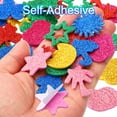 thumbnail image 4 of Uxcell Foam Stickers,4Pack 120Pc Adhesive Glitters Foam Shape Sticker,Starlight, 4 of 6