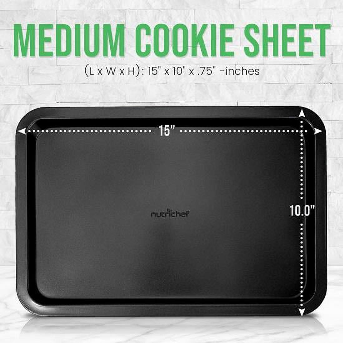 NutriChef 13” 12 Cup Muffin Non-Stick Baking Pan, Deluxe Gray Carbon Steel Bake Pan