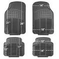thumbnail image 6 of FH Group Trimmable Rubber Gray Car Floor Mats, Universal Fit 4pc with Air Freshener, 6 of 7
