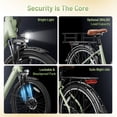 thumbnail image 6 of YareYi 500W Electric Bike for Adults, 20MPH Class 2 Step-Through E-Bike, 26" Electric Bicycle, 468Wh Battery, UL2849, 6 of 8