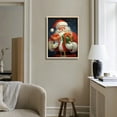 thumbnail image 2 of ONETECH Christmas Wall Decor - Visit Painting - Canvas Wall for Canvas Painting s And s Wall Pictures for Living Room Decor 12x16inch, 2 of 4