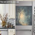 thumbnail image 3 of Yayeee Magnetic Dishwasher Cover for The Front Decoration Home Kitchen Machine Sticker Protector, Retro Forest, 3 of 6