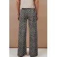 thumbnail image 2 of I AM A FASHION JUNKY Black Leopard Print Wide Leg High Waist Jeans, 2 of 6