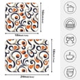 thumbnail image 2 of Ryvnso Abstract Geometric Dish Drying Mat for Kitchen Countertop 16x18 Small Dish Pad Drainer Rack Dish Sink Mats, 2 of 7