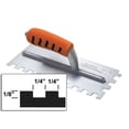 thumbnail image 1 of Kraft Tool ST403PF Square-Notch Trowel with ProForm Handle, 1 of 3
