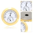 thumbnail image 6 of Round Thermometer Hygrometer Humidity Temperature Meter for Violin Guitar Case (Gold), 6 of 8