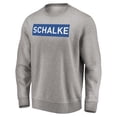 thumbnail image 2 of Men's Heather Gray FC Schalke 04 Box Wordmark Pullover Sweatshirt, 2 of 3