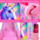 thumbnail image 5 of Mochila Rodante AGSDON Unicornio para Niñas con Bolsa de Almuerzo 3 Piezas, 5 of 8