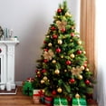 thumbnail image 3 of OULII 12 Pcs Christmas Flowers for Golden Glitter Powder Decorative Ornaments, 3 of 8