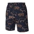 thumbnail image 4 of Fotbe Pig Farm Trajes de Baño Estampados para Hombre, Shorts de Verano de Secado Rápido, Ropa de Playa, Bañadores-X-Large, 4 of 6