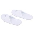 thumbnail image 3 of Paquete de 10 zapatos para invitados para uso en el hogar, hoteles y spa: suaves, desechables y perfectos para viajar. Zapatillas de interior ultracómodas, 3 of 8